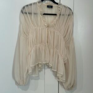 Vice Cream Sheer Blouse